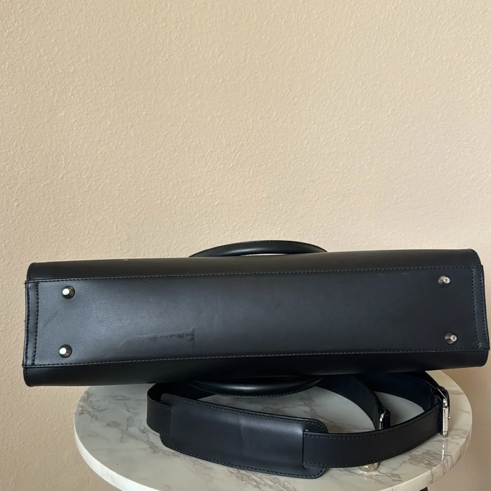Su.B. dgn Leather Briefcase